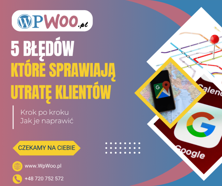 5 błędów w wizytówkach google